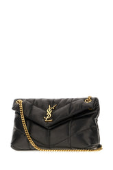 Borsa a spalla Puffer piccola in nappa nera -  | Wise