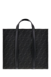 Borsa shopping in tessuto ricamato -  | Wise