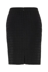 Black stretch viscose blend skirt -  | Wise