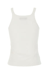 Top in cotone stretch bianco -  | Wise