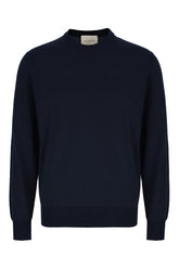 Midnight blue silk blend sweater -  | Wise