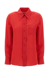 Red silk shirt -  | Wise