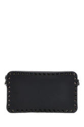 Borsa a tracolla Rockstud in pelle nera -  | Wise