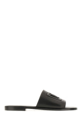 Slippers in pelle nera -  | Wise