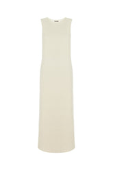 Abito in misto lana avorio -  | Wise