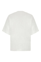 T-shirt oversize in cotone avorio -  | Wise
