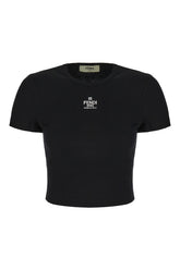 T-shirt in cotone stretch nero -  | Wise