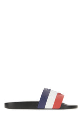 Multicolor rubber Basile slippers -  | Wise