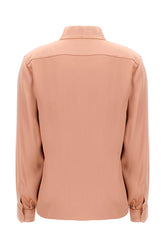 Blusa in seta rosa antico -  | Wise