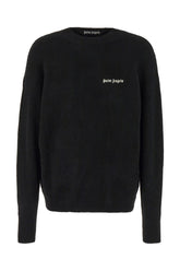 Maglione in misto lana stretch nera -  | Wise