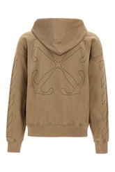 Felpa oversize in cotone beige -  | Wise