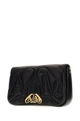 Borsa a spalla Seal in nappa nera -  | Wise