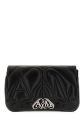 Borsa a spalla Seal in nappa nera -  | Wise