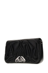 Borsa a spalla Seal in nappa nera -  | Wise