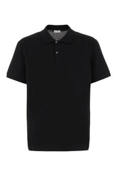 Polo in piquet nero -  | Wise
