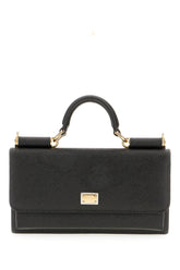 Black leather mini handbag -  | Wise