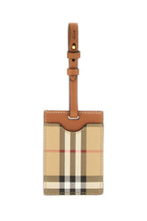 Portabadge in pelle marrone -  | Wise