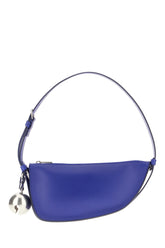 Borsa a spalla Shield mini in nappa blu elettrico -  | Wise