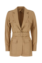 Giubbino in cotone biscotto -  | Wise