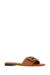 Slippers in pelle cognac -  | Wise