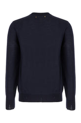 Maglione in lana blu notte -  | Wise