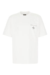 White cotton oversize t-shirt -  | Wise