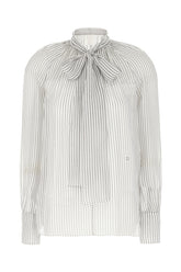 Printed silk blouse -  | Wise