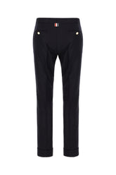 Pantalone in lana blu notte -  | Wise