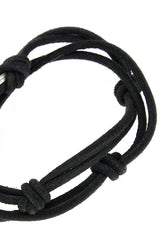 Bracciale in cotone nero -  | Wise