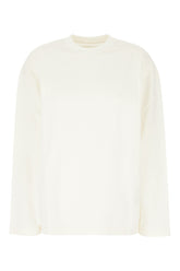 T-shirt oversize in cotone avorio -  | Wise