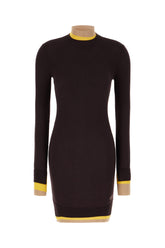 Abito in misto lana melanzana -  | Wise