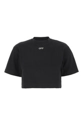 T-shirt in cotone stretch nero -  | Wise