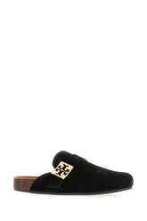 Slippers Mellow in pelle scamosciata nera -  | Wise