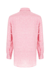 Pink linen shirt -  | Wise