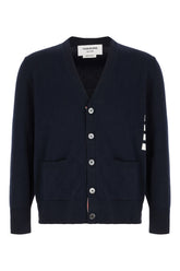Cardigan in cotone blu navy -  | Wise