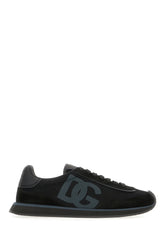 Black suede and mesh DG Aria sneakers -  | Wise