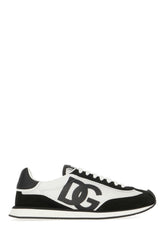 Two-tone suede and mesh DG Aria sneakers -  | Wise