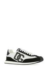 Two-tone suede and mesh DG Aria sneakers -  | Wise