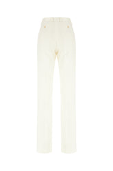 Embroidered wool pants -  | Wise
