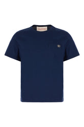 T-shirt in cotone blu navy -  | Wise
