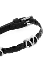 Bracciale in pelle nera -  | Wise