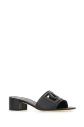 Mules in pelle nera -  | Wise