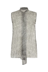 Blusa in seta stampata -  | Wise