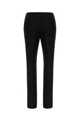 Pantalone in misto lino nero -  | Wise