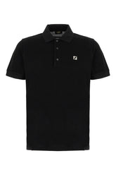 Black piquet polo shirt -  | Wise