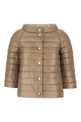 Piumino reversibile in nylon cappuccino -  | Wise