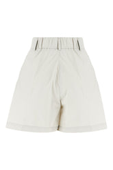 Grey stretch nylon shorts -  | Wise