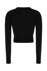 Cardigan in cotone nero -  | Wise