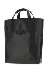 Borsa a mano in similpelle nera -  | Wise