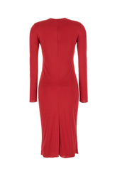 Abito in viscosa rossa -  | Wise